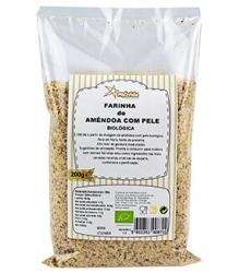 Farinha de am&ecirc;ndoa com pele bio 200 g